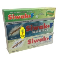 Siwak F Sensitive Toothpaste 120 gr, siwak F whitening toothpaste 120gr, siwak F plus toothpaste 120