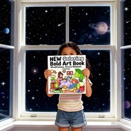 Educational Graffiti Book, Adorable Spooky Cutie Creatures Coloring, Relaxation Doodles 46
