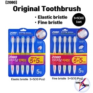 [2080] Original Toothbrush 10pcs (Elastic Bristle / Fine Bristle)
