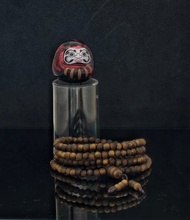 海南種植綠奇楠 108粒 4mm 沉香手鍊 ( HKA2307 )