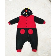 Ladybirth Red Black Onesie Kids Costume