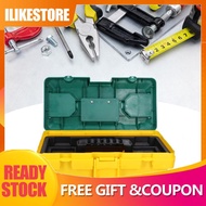 ilikestore Tool Storage Box Small Parts Organizer Electrician Portable with Removable Tray Yellow Gr