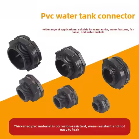 PVC Water Pipe Water Tank Joint Fish Tank Water Pool Bucket 4-Point 6-Point 1-Point Plug Cap Stopper