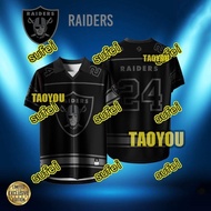 THE Jersey RAIDERS NFL Lycra Choii Sublimation Jersey Jersey Microfiber Custom Nama SG