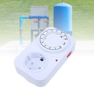 Countdown Timer Outlet 4800W 16A Mechanical Socket 12 Hour with 30 Minute Intervals and IP44 Rating 