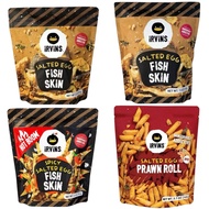 Irvins Fish Skin Available in 2 Flavors & Prawn Roll