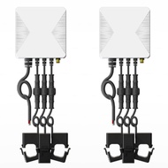 2X Tuya Smart Life 3 Phase WiFi Energy KWH Meter 80A 120A Power Clamp Current Transformer App Monito
