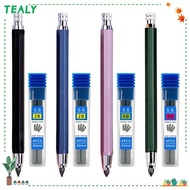 TEALY Automatic Pencil, 5.6mm 2B/4B/6B/8B Pencil Refill Mechanical Pencil, High Quality Metal Sketch