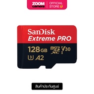 Sandisk Extreme Pro 128GB MicroSDXC U3 V30 A2 R200/W90 SDSQXCD-128G-GN6MA (ประกันศูนย์)