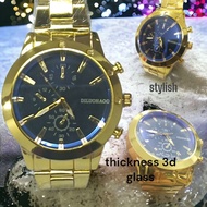 Elegant Men watch steel jam lelaki steel watch 50mm