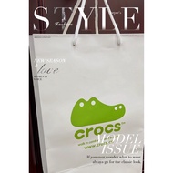 premium paper bag with handle crocs kraft paper gift bag