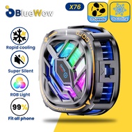 BlueWow X76 Phone Radiator for Mobile Phone Phablet Fan Semiconductor Mobile Phone Cooler Gaming Coo