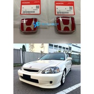 ORIGINAL HONDA CIVIC TYPE R EK9 S03 FRONT LOGO EMBLEM REAR BONNET EMBLEM LOGO JAPAN