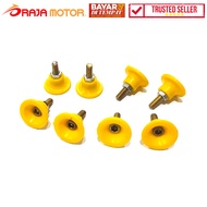 COD Ready - RajaMotor Baut L Variasi Ring Plastik Kerucut Model Monel 8pcs - Kuning - Jual Aksesoris