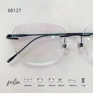 Polin กรอบแว่นสายตา รุ่น 68127 กรอบเจาะ ไร้กรอบ ไม่ใช่แว่นสำเร็จ สามารถนำไปตัดแว่นสายตาได้