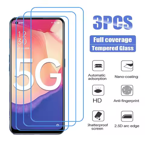 3Pcs HD Screen Protector For Oppo Reno8 Pro Plus Reno7 Lite SE 5G Reno6 Reno5 A Z Reno4 Tempered Gla