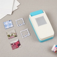 Scrapbooking & Cardmaking Rectangle Punch 1x0.8in, Lever-Operated for Paper & More Scrapbooking & Ca