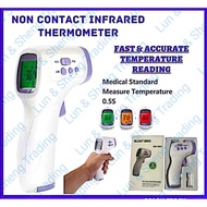 DN-997 Non Contact Infrared Thermometer Forehead Digital LCD Backlight Display / Fever Temperature Cek Suhu Badan