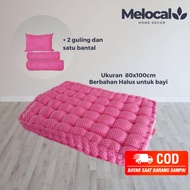 One Set of Original Full Kapok Randu Baby Mattress 80x100cm (Pillow 1+ Bolster 2)