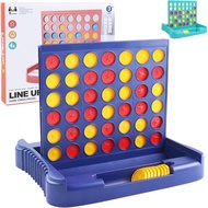 4 in a Row Connect Game, Travel Board Games for Kids Adults, Get 4 in a Row to Win - 9 x 7.4 inches（