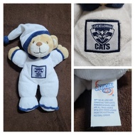 Authentic AFL Geelong Cats Teddy Bear Beanie Plush Soft Toy