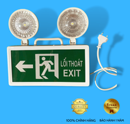 Đèn Exit mắt ếch Sự Cố Khẩn Cấp Chiếu Sáng Kết Hợp Biển Chỉ Dẫn Thoát Nạn ĐÈN SỰ CỐ KẾT HỢP EXIT 2IN
