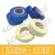 18M Length 12MM~25MM Wide Beige/Blue Masking Tape Washi Tape Paint Tape Masking Tape Masking Tape Pa