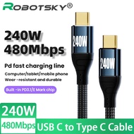 USB Type C Super Fast Charging PD 3.1 240W 1.5M RB-240 Universal High Quality Charger Cable