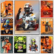 L-Lando N-Norris Formula 1 Champions Poster Print A5 A4 A3 A2 Wall Art Decor,No Frame Canvas Paintin