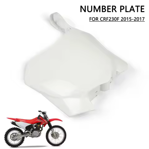 For Honda CRF230F CRF 230F 2015-2017 Motorcycle Accessories Front License Number Plate Plastic Cover