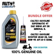 Caltex Havoline SuperMatic 4T SAE 10W40 1L Mineral - Caltex Scooter Engine Oil