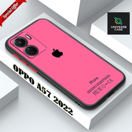 Soft Case Glossy OPPO A57 2022 - Casing 4D Terbaru UNIVERSE CASE [ Logo Iphone ] Silikon Hp - Case Mewah - Case Murah - Cassing Hp OPPO A57 2022 - Softcase Glossy - Kesing Hp - Case Realpict Case Terbaru 2022 - Bisa Bayar Ditempat COD