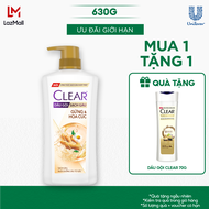 DẦU GỘI CLEAR THẢO DƯỢC GỪNG & HOA CÚC 630G