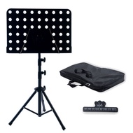 Score Stand Music Stand Sheet Tripod Holder Musical Instrument Accessories Black