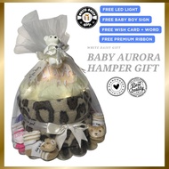 Premium Baby Newborn Hamper Gift Set | Set Hadiah Bayi | Hamper Baby LED berlampu | Baby Gift Box | 
