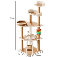 แบบบูรณาการแมวปีนเขากรอบVilla Space Shuttle Catชั้นวางNon-Floor Cat Scratchingโพสต์Le Feiยี่ห้อสัตว์