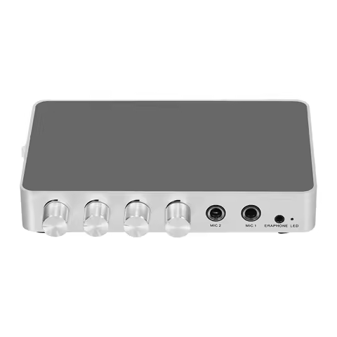 Karaoke Machine Karaoke Sound Mixer Portable Digital Stereo Audio Echo System 4K/2K HDMI Karaoke Amp