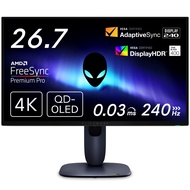 Alienware 27 4K QD-OLED Gaming Monitor AW2725Q - 26.7" 4K UHD QD-OLED 240Hz 0.03ms, NVIDIA G-SYNC Co