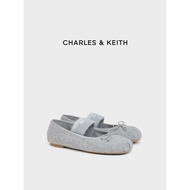 CHARLES & KEITH Summer Women's Shoes CK1-70920211Flat Bow Mary Jane Shoes Ballet Shoes