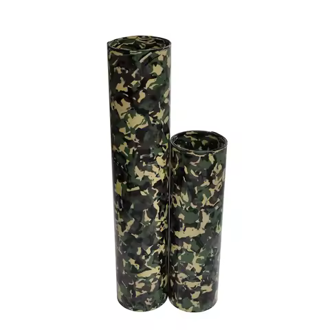 2Pcs Drum Wrap Musical Instrument Deco Sheet 10x60'' and 16x60'' Camouflage