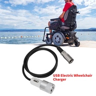 Electric Wheelchair Charger USB Adaptor/Charger For Scooters And Power Wheelchairs