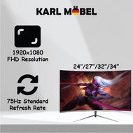 Monitor Curved 22 24 27 32 34 Inch Gaming Monitor LED 75Hz 144Hz 165Hz FHD / AMD FreeSync Super Slim