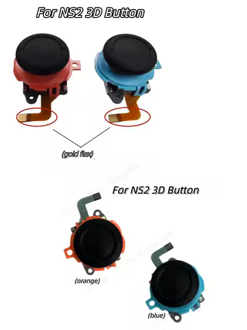 New Switch 2 Joy Con 10pcs Original New for Switch 2 NS2 Gamepad Joy Con 3D Analog Joystick Button T