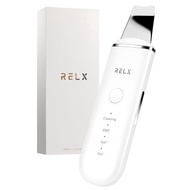 [Supervised by a senior certified esthetician] RELX water peeling facial device, ultra-lightweight 70g [Domestic manufacturer] Multifunctional facial device, ultrasonic EMS, ion peeling, cleansing, pore care, blackheads, present, gift (Pearl white)