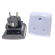 Large South African to EU European 4.8mm pins Plug Travel Adapter Converter 16A South Africa AC Powe