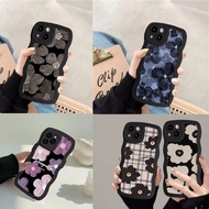 Softcase Wave Flower Oppo A7 A5S F9 A11K A16 A16S A12 A15 A15S A53 A33 2020 A1K C2 A3S C1 A57 2022 A