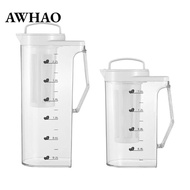 AWHAO Cold Brew Coffee Pot, Iced Coffee Maker, Juice Jug, Cold Brew Coffee Maker, Cold Brewer for Le