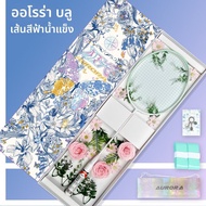 kawasaki | ไม้แบดมินตัน Kawasaki Aurora 7 ลายดอกไม้ คาร์บอนไฟเบอร์เต็มตัว น้ำหนักเบา 5U เหมาะสำหรับผ