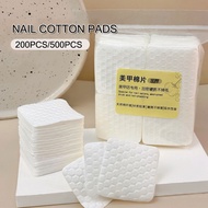 200/500Pcs Thickening Profession Cotton Pads for Nail Wipes Lint-Free High Quality Cotton Polish Rem