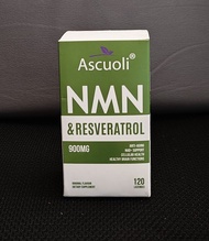 Ascuoli NMN 60000mg+白藜蘆醇(Resveratrol)👍900mg/粒(serving)👍英國製造(Made in UK)👍舌下含服(sublingual)👍120 日份(day)